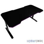 Cooler Master GD160 160CM 3-Level Height Adjustable Ergonomic Gaming Desk With Full-size Surfaced Mousepad* And Cable Management Tray And Upto 100KG (MAX) - Black/ Purple Colour - Image 2