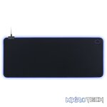 Cooler Master MasterAccessory MP750 XL RGB Mousepad With Lighting Synchronization And Non-Slip Rubberized Base And Water-Resistant Fabric And Splash-Proof LEDs - Black Colour