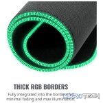 Cooler Master MasterAccessory MP750 XL RGB Mousepad With Lighting Synchronization And Non-Slip Rubberized Base And Water-Resistant Fabric And Splash-Proof LEDs - Black Colour - Image 3