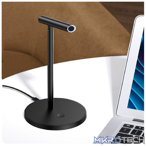 UGreen 10934 USB2.0 Desktop Omni-Directional Microphone With Smart Noise-Cancelling And One-Key Mute - Black Colour - Image 4