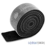 UGreen 40356 Nylon Hook & Loop 5m Cable Ties With High-Quality Materials & Strong Adhesion - Black Colour.