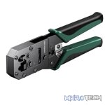 UGreen 70683 Multi-Functional LAN (RJ11/RJ45) Cable Crimping Tool With Good Bearing Capability And High Sharpness Blades - Black/Green Colour