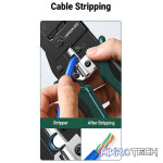 UGreen 70683 Multi-Functional LAN (RJ11/RJ45) Cable Crimping Tool With Good Bearing Capability And High Sharpness Blades - Black/Green Colour - Image 3