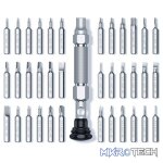 UGreen 80459 38-IN-1 Aluminium Alloy Screwdriver Set With Ergonomic Handle And Cover Suitable For Repairs - Black Colour. - Image 3