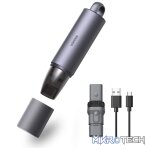UGreen 80645 85Watt Portable / Rechargeable Cordless And Handheld Vacuum Cleaner With 2000mAh Li-Ion Battery, With Wet And Dry Dual Use Function And LED Light Indicator - With Suction Of 5500Pa - Metallic Grey Colour