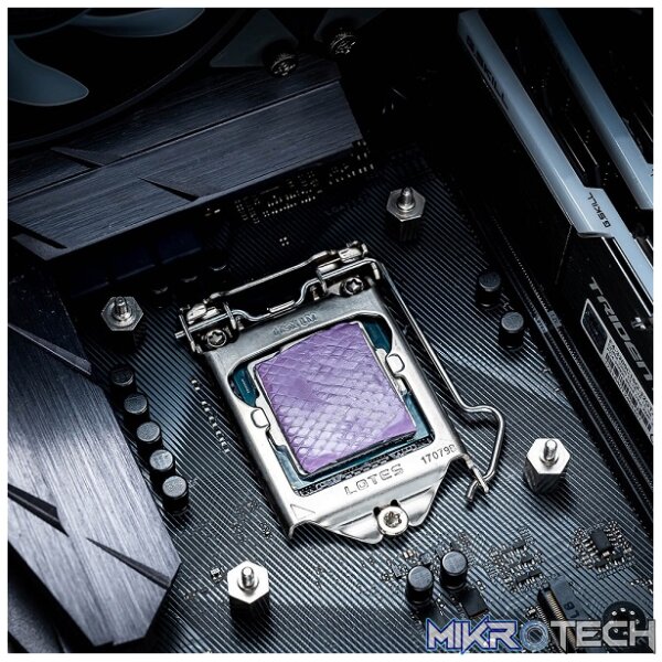 Cooler Master 9030 3.0mm Thickness 95X45mm Non-Toxic And Non-Corrosive Double-Sided 1 Piece Thermal Pad With Nano Elements For Wide Range Application Cooling - Purple Colour - Image 2