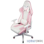 Cooler Master Caliber R1S Rose White Camo Gaming Chair With Adjustable Head/Lumbar Pillow Support And 180° Tilt And Weight Recommended Between 40kg to 90kg - Rose White Colour - Image 3