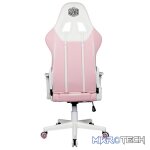 Cooler Master Caliber R1S Rose White Camo Gaming Chair With Adjustable Head/Lumbar Pillow Support And 180° Tilt And Weight Recommended Between 40kg to 90kg - Rose White Colour - Image 4