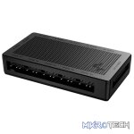 DeepCool SC700 12-Port Addressable RGB Hub Compact and Sturdy Magnetic Case and Simultaneously Connect 12X ARGB 5V/3Pin Components - Black Colour