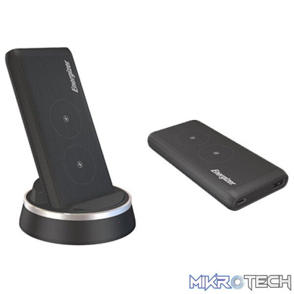 Energizer Ultimate QE10006PQ 2-In-1 QI Wireless Charging Station With 10,000mAh, PowerDelivery 3.0 And Dual Output Design With USB-C Port And Wireless Charger - Black Colour - Image 5