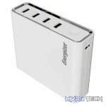 Energizer Ultimate XP20001PD 20,000mAh USB-C PowerDelivery Power Hub With 1X USB-C And 4X USB-A Output Ports And Recharge Via USB-C / Micro-USB Input Port With 3A Quick Charging - White Colour - Image 3