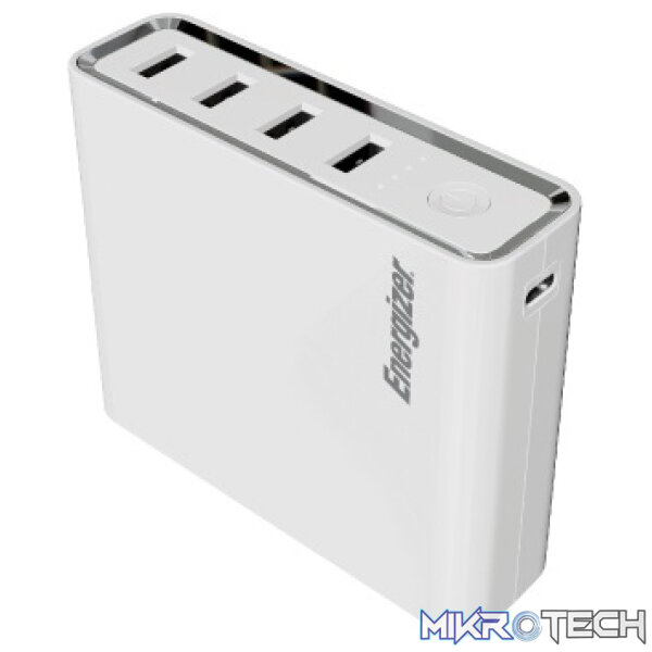 Energizer Ultimate XP20001PD 20,000mAh USB-C PowerDelivery Power Hub With 1X USB-C And 4X USB-A Output Ports And Recharge Via USB-C / Micro-USB Input Port With 3A Quick Charging - White Colour - Image 3