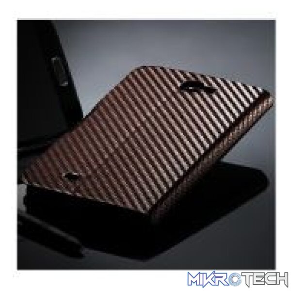 Cooler Master Traveler N2U-100 Carbon Texture Folio For Samsung Galaxy Note II - Bronze Colour - Image 2