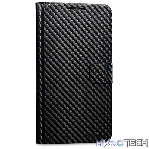 Product Cooler Master Traveler N2U-100 Carbon Texture Folio For Samsung Galaxy Note II - Black Colour - Image 1