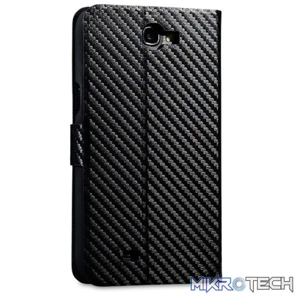 Cooler Master Traveler N2U-100 Carbon Texture Folio For Samsung Galaxy Note II - Black Colour - Image 7