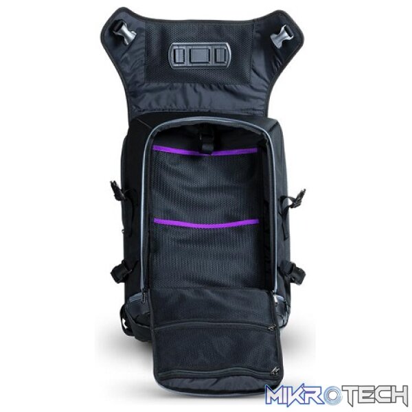 Cooler Master MasterAccessory XL Gaming BackPack With 11 Reinforced Compartments, Waterproof Top Cover+Ergonomic Back Support And Ventilation - Black Colour - Image 4