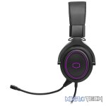Cooler Master CH331 USB Gaming Headset With 50mm Neodymium Drivers And Omnidirectional Detachable Boom Microphone - Black Colour - Image 3