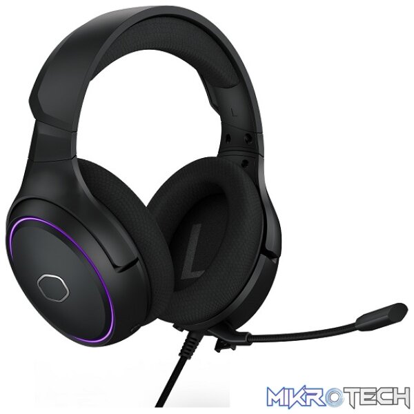 Cooler Master MH-650 USB RGB Virtual 7.1 Channel Gaming Headset With 50mm Neodymium Driver And Detachable Omni-Directional Boom Microphone - Black Colour - Image 2