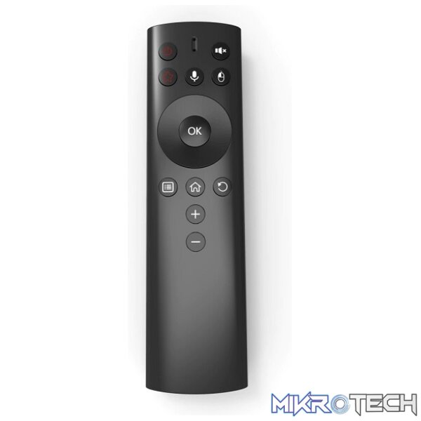 SigmaLink RC02F 2.4GHz Wireless Voice Remote Controller With USB Receiver, Built-in With High-Precision Microphone And Supports Google Voice Search / Skype / WhatsApp And Facebook - Black Colour - Image 3