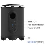 AVerMedia GS335 SonicBlast Wireless Subwoofer With 5.8GHz Wireless Connection And Offers 70Wtt Power - Black Colour - Image 3