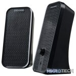 Microlab B55 2.0CH USB-Powered Desktop Speaker With Convenient Front Panel Volume Control And Power LED And Supports 3.5mm Stereo Connection - Black Colour - Image 2