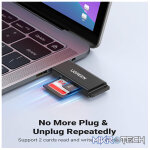 UGreen 40752 USB-A 3.0 Multi Card Reader With Built-in SD/TF Card Slots and Supports Data Transfer rate up to 5Gbps - Black Colour - Image 4