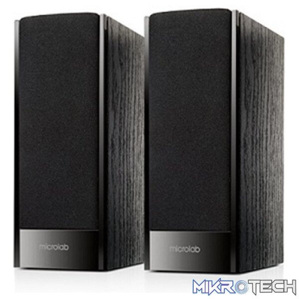 Microlab B56 2.0CH USB-Powered Desktop Speaker With Inline Volume Control For Easy Access And Supports 3.5mm Stereo Plug - Black Colour - Image 2