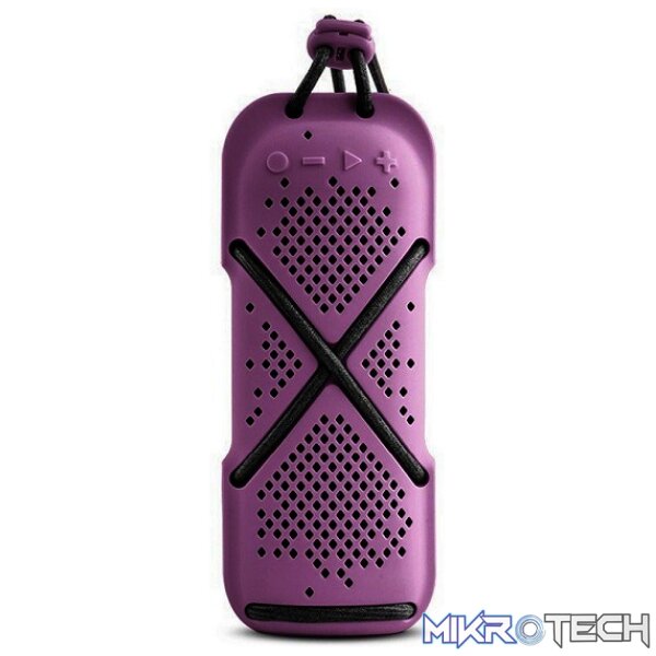 Microlab D22 Bluetooth 4.0 2X3.5Watt Splashproof Portable Speaker With Built-in FM Tuner And Microphone And Support TF Card - Pink Purple Colour - Image 4