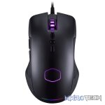 Cooler Master CM310 USB RGB Gaming Mouse With Rubber Side Grips And Optical Adjustable 10K DPI Sensor - Black Colour