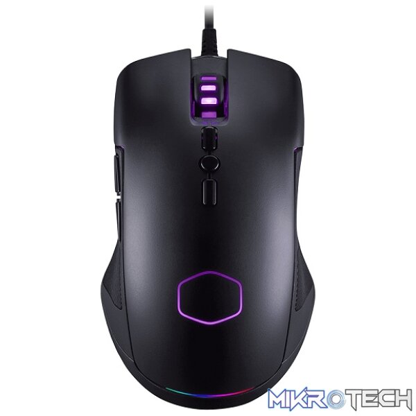 Product Cooler Master CM310 USB RGB Gaming Mouse With Rubber Side Grips And Optical Adjustable 10K DPI Sensor - Black Colour - Image 1