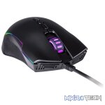 Cooler Master CM310 USB RGB Gaming Mouse With Rubber Side Grips And Optical Adjustable 10K DPI Sensor - Black Colour - Image 4