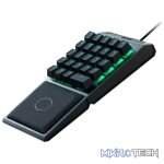 Cooler Master CP-01 24 GateronMX RED Switch USB RGB ControlPad With Fully Programmable Dedicated Macro Keys And Wrist Rest And On-The-Fly Lighting Control - Gunmetal Black Colour