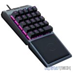 Cooler Master CP-01 24 GateronMX RED Switch USB RGB ControlPad With Fully Programmable Dedicated Macro Keys And Wrist Rest And On-The-Fly Lighting Control - Gunmetal Black Colour - Image 2