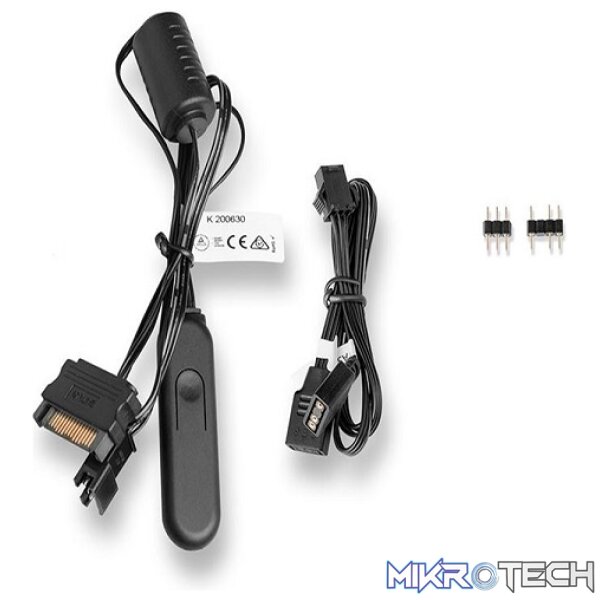 DeepCool A-RGB LED Controller + Remote Control Compatible With Motherboard Equipped With 3Pin 5V A-RGB Connector To Remotely Control A-RGB lighting Effects - Black Colour - Image 2