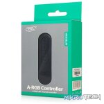 DeepCool A-RGB LED Controller + Remote Control Compatible With Motherboard Equipped With 3Pin 5V A-RGB Connector To Remotely Control A-RGB lighting Effects - Black Colour - Image 3