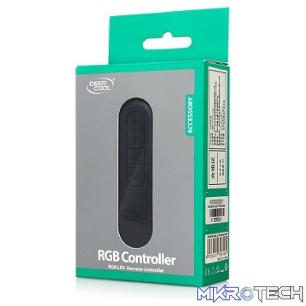 DeepCool RGB Controller And Remote Control Easy-To-Use And Remotely Control RGB Lighting Effects - Black Colour - Image 3