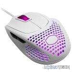 Cooler Master MM720 USB Gaming Mouse with RGB Illumination, Adjustable 16K DPI Optical Sensor and Legendary Claw Grip Shape - Matte White Colour