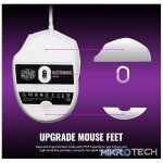 Cooler Master MM720 USB Gaming Mouse with RGB Illumination, Adjustable 16K DPI Optical Sensor and Legendary Claw Grip Shape - Matte White Colour - Image 5