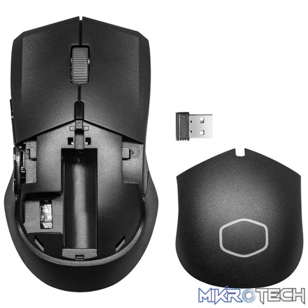 Cooler Master MM311 2.4GHz Wireless Mouse With Ambidextrous Shape Design & PixArt PAW 3325 Sensor With 10K DPI - Black Colour - Image 4