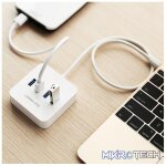 UGreen 30316 USB-C To USB-A 3.0 4-Port Hub with OTG Function and Supports data transfer speed up to 5Gbps - White Colour - Image 4