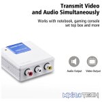 UGreen 40223 HDMI Female to AV (R/W/Y) Female Adapter with Gold-Plated HDMI Port & Supports Video and Audio simultaneously - White Colour - Image 3
