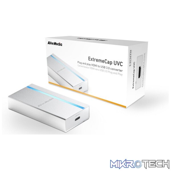 AVermedia Extreme Cap UVC BU110 Hdmi To USB3.0 Converter Simply Plug-and-Play Any HDMI Video Source 1080@60Hz And Compatible With Windows / Mac / Linux - White Colour - Image 4