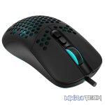 DeepCool MC310 Ultralight RGB/USB Gaming Mouse Optical Sensor 12800K DPI And 7X Programmable Buttons And Ambidextrous Shape - Black Colour - Image 3