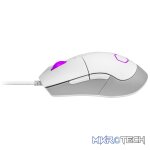 Cooler Master MM310 USB Lightweight RGB Ambidextrous Gaming Mouse With 6 Buttons, 12K DPI Optical Sensor And Ultraweave USB Cable - Matte White Colour - Image 3