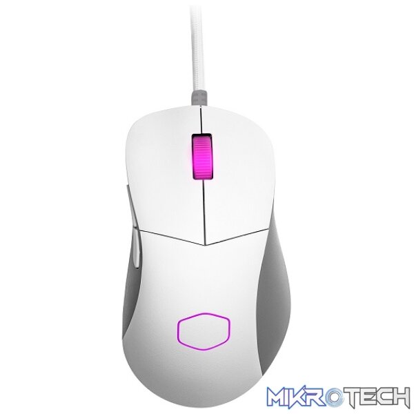 Cooler Master MM730 Gaming Mouse With Optical Switches, Gaming-Grade Sensor 16K DPI And RGB Illumination - Matte White Colour - Image 2