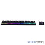 Cooler Master MS110 USB Mem-Mechanical RGB Full Featured US Layout Keyboard And Mouse Desktop Combo - With Linear Switch Keys And Anti-Ghosting - Black Colour - Image 3