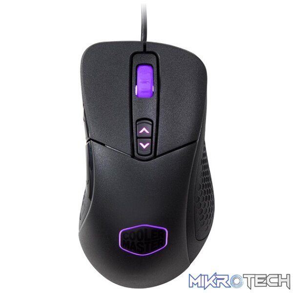 Product Cooler Master MasterMouse USB MM530 Gaming Mouse With RGB Illumination And Precise Pixart 3360 Sensor With On-The-Fly DPI Adjustments Up To 12K - Black Colour - Image 1