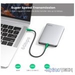 UGreen 70499 USB-C 3.1 Gen2 2.5" SATA HDD/SSD Tool-Free Enclosure with Enhanced UASP (USB Attached SCSI Protocol) - Grey Colour - Image 2