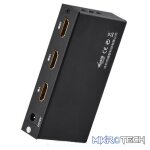 UGreen 40201 HDMI 1-In 2-Out 2Port Amplied HDMI Splitter With Audio Supporting HD Resolution And 3D Video Upto 4KX2K@30Hz - Black Colour - Image 2
