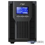 FSP Champ 1000VA/900W Online Pure Sinewave UPS Bullt-in 2X 12V/9AH (900WH) Lead-Acid Battery, USB + RS-232 Ports And Intelligent Slot - Black Colour - Image 2